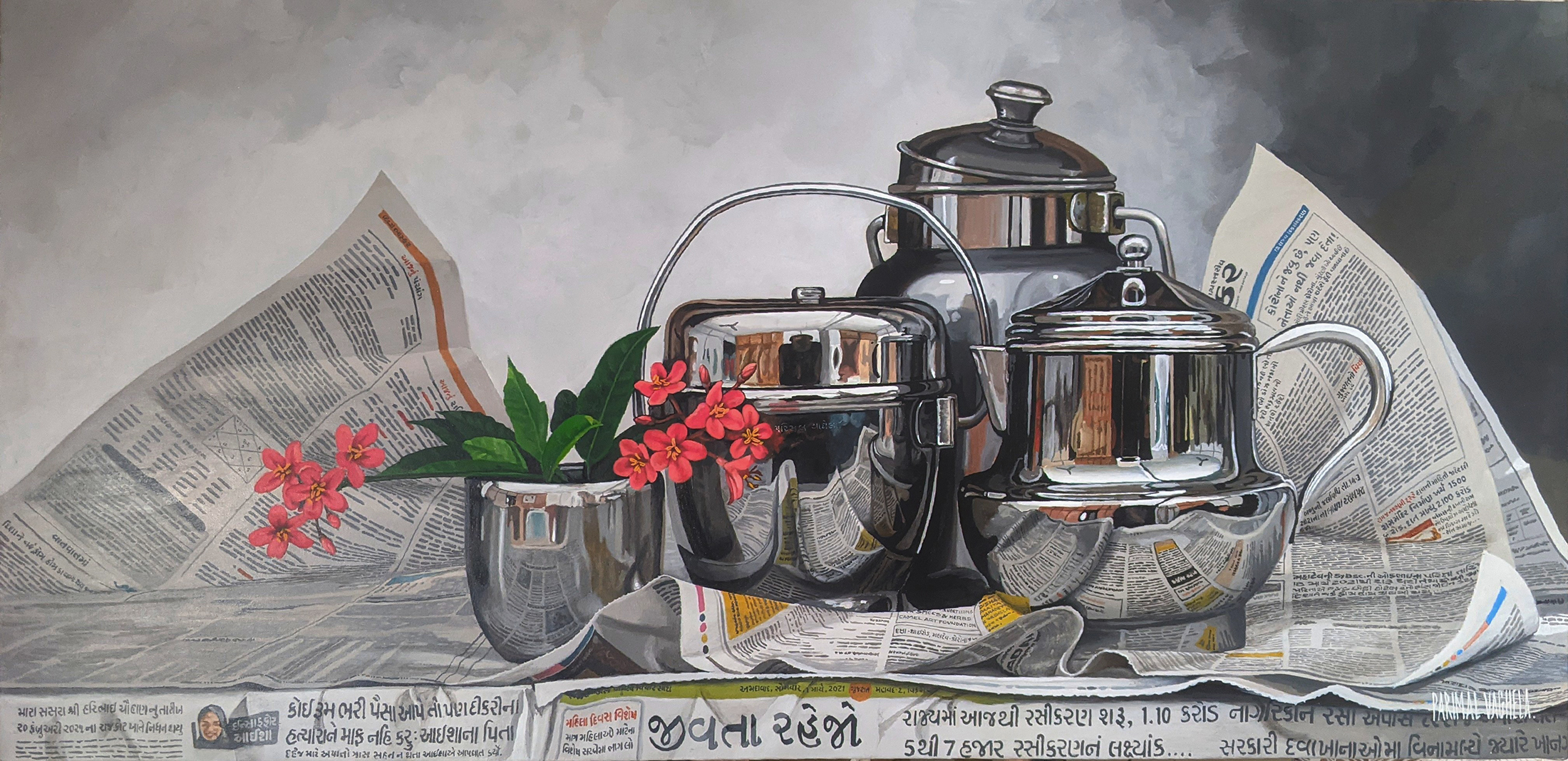 Still life with flowers