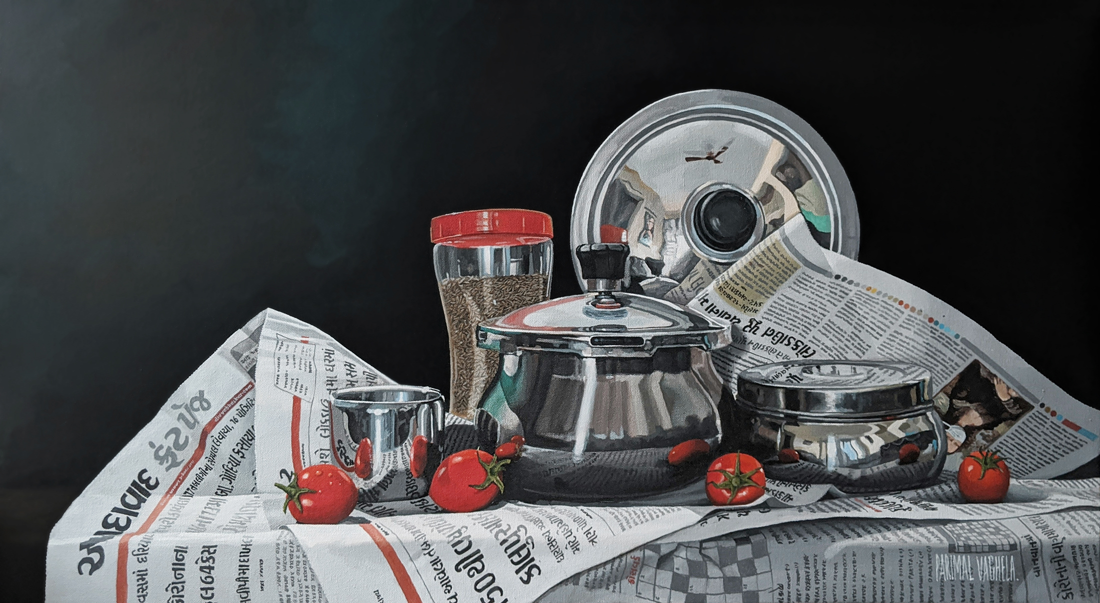 Still life with tomatoes