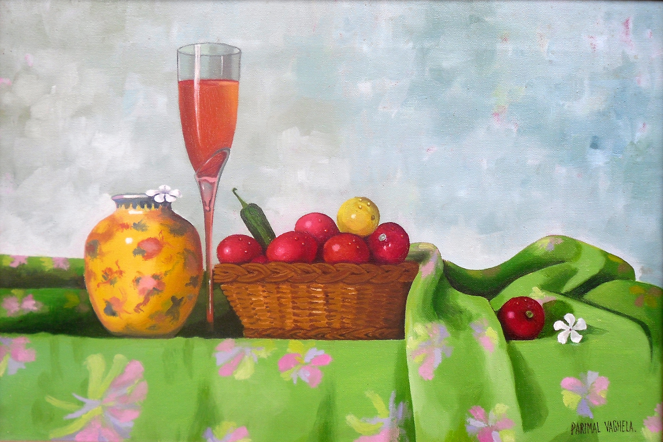 Still life with tomatoes