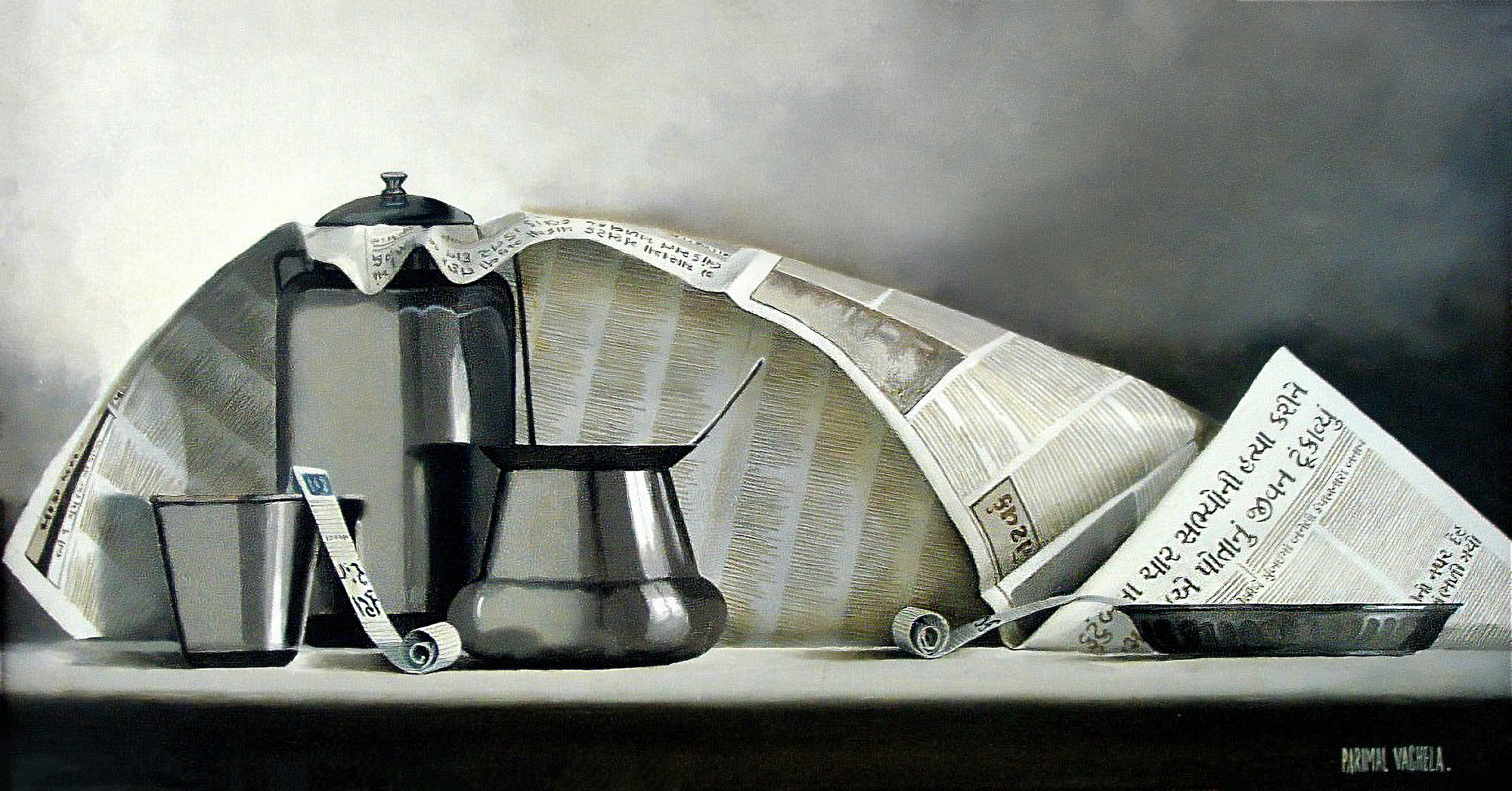 Still Life with Newspaper