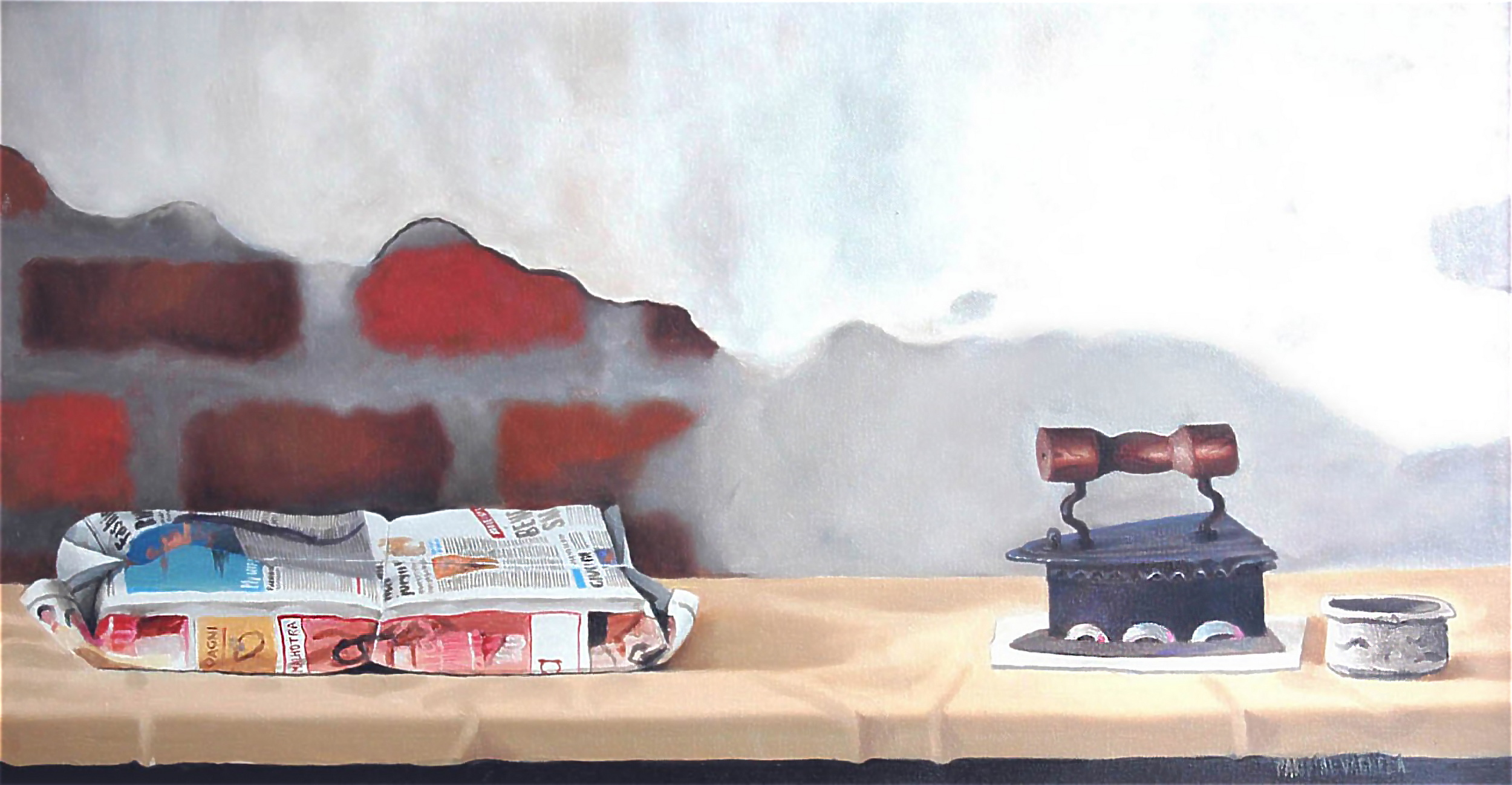 Still Life with Coal Iron