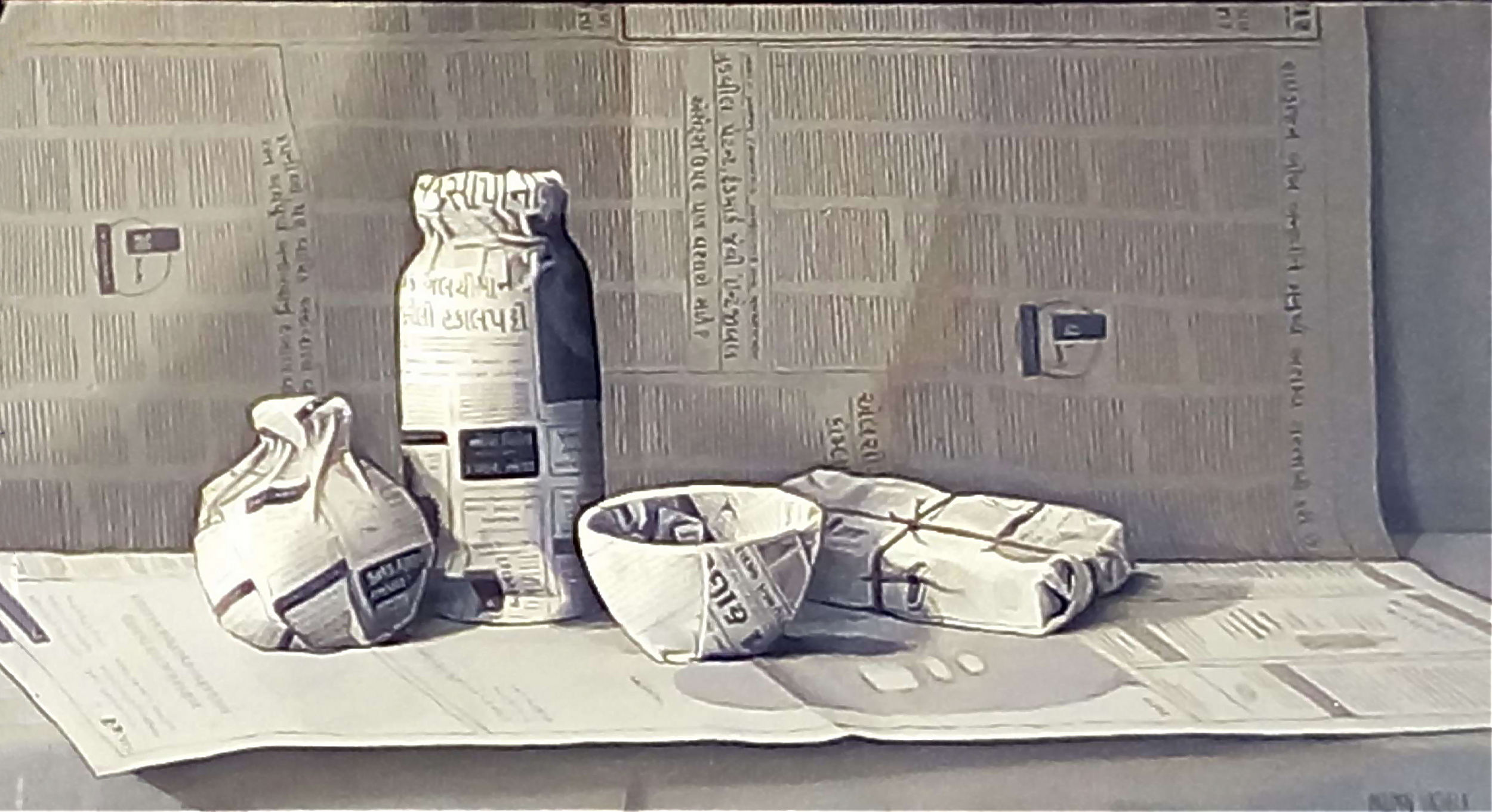 Still Life with Newspaper