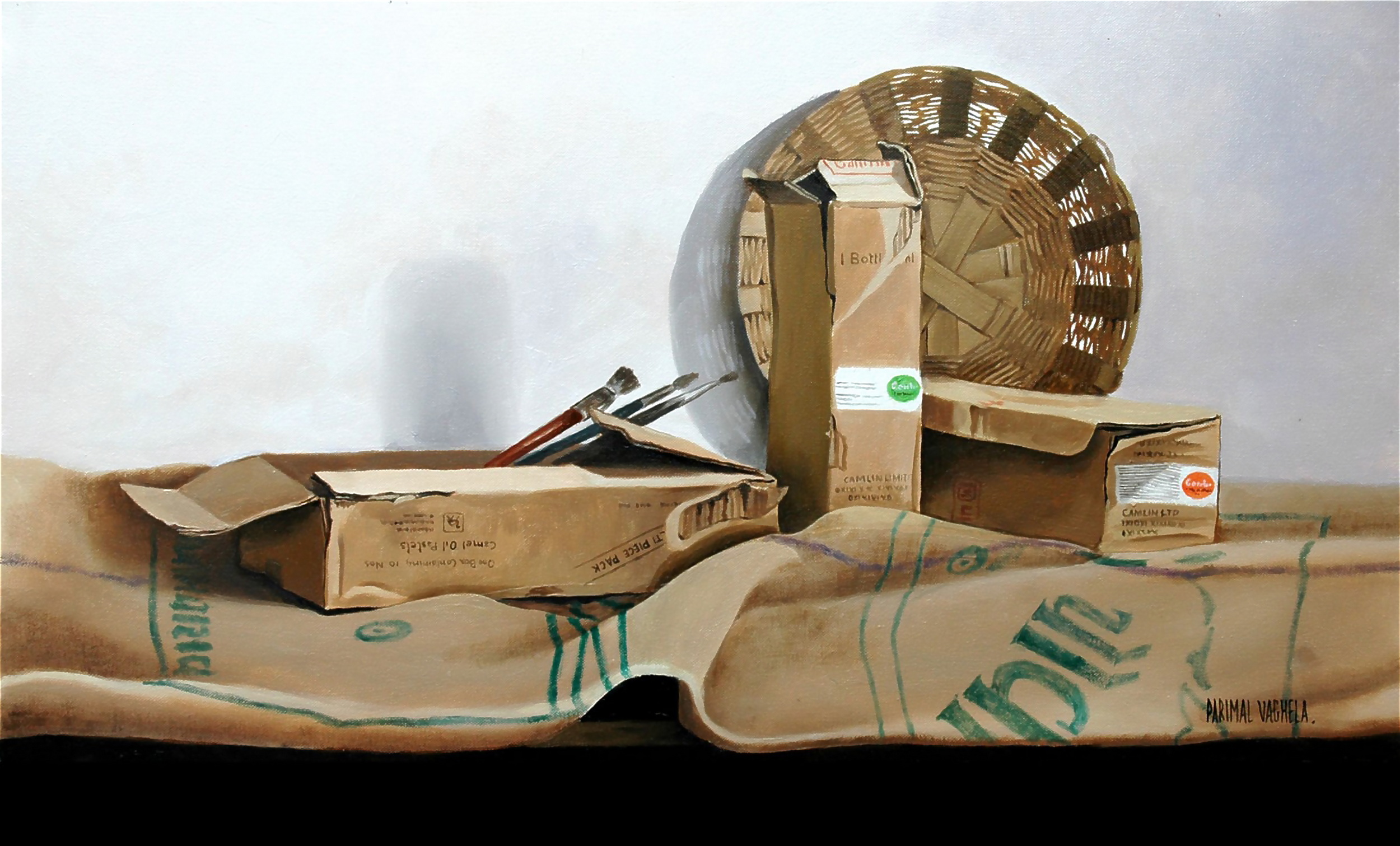 Still Life with Camlin Boxes